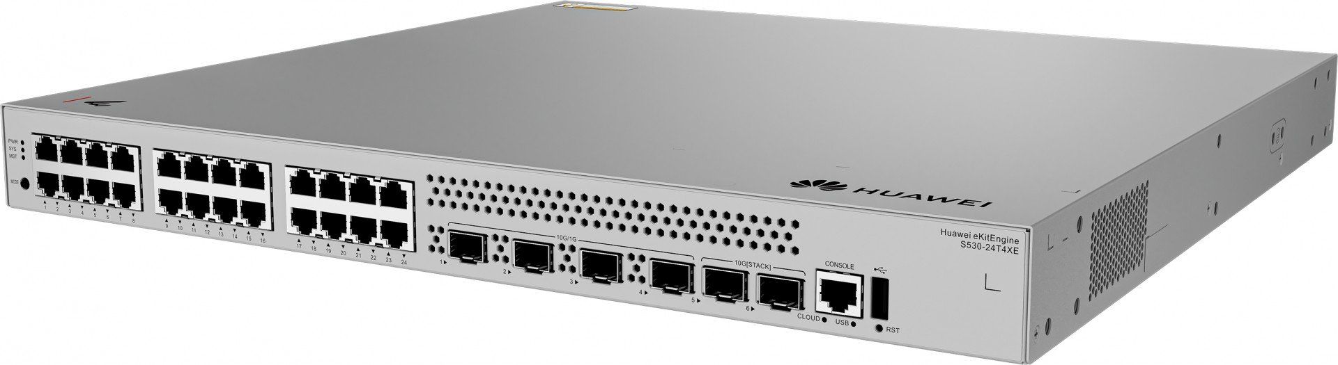 HUAWEI eKit S530 Series S530-24T4XE Gestionate L3 Gigabit Ethernet (10/100/1000) 1U Gri