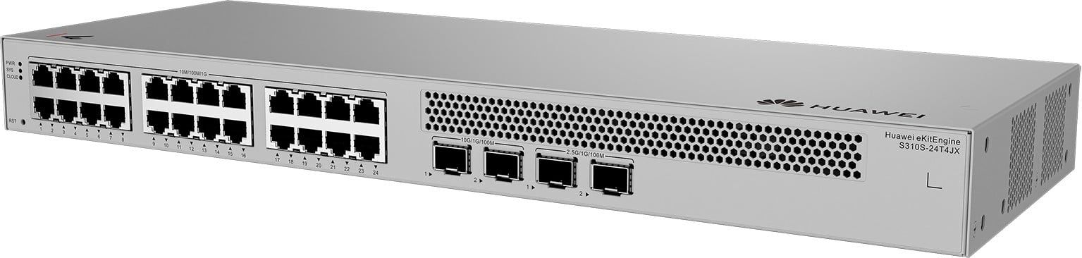 HUAWEI eKit S310S Series S310S-24T4JX Gestionate L2+ Gigabit Ethernet (10/100/1000) 1U Gri