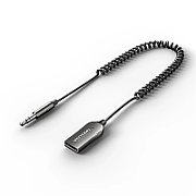 ADAPTOR Bluetooth audio Vention, conectare prin USB 2.0, Jack 3.5 mm, Bluetooth 5.4, cablu 1.5m, gri,  NAIHG  (timbru verde 0.18 lei) - 6922794782969