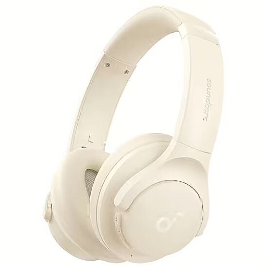Casti Anker  Soundcore Q20i , Over-Ear, utilizare multimedia, Bluetooth 5.0, AUX, USB-C, microfon, durata baterie pana la 60 ore, Hybrid ANC, alb,  A3004G21  (timbru verde 0.18 lei) - 0194644186913