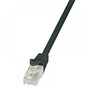 Patch Cord UTP Vention, Cat. 6, 25m, flat cable, conductor cupru - aluminiu, viteza max transfer 1 Gbps, invelis PVC, negru,  IBABS  (timbru verde 0.8 lei) - 6922794722279