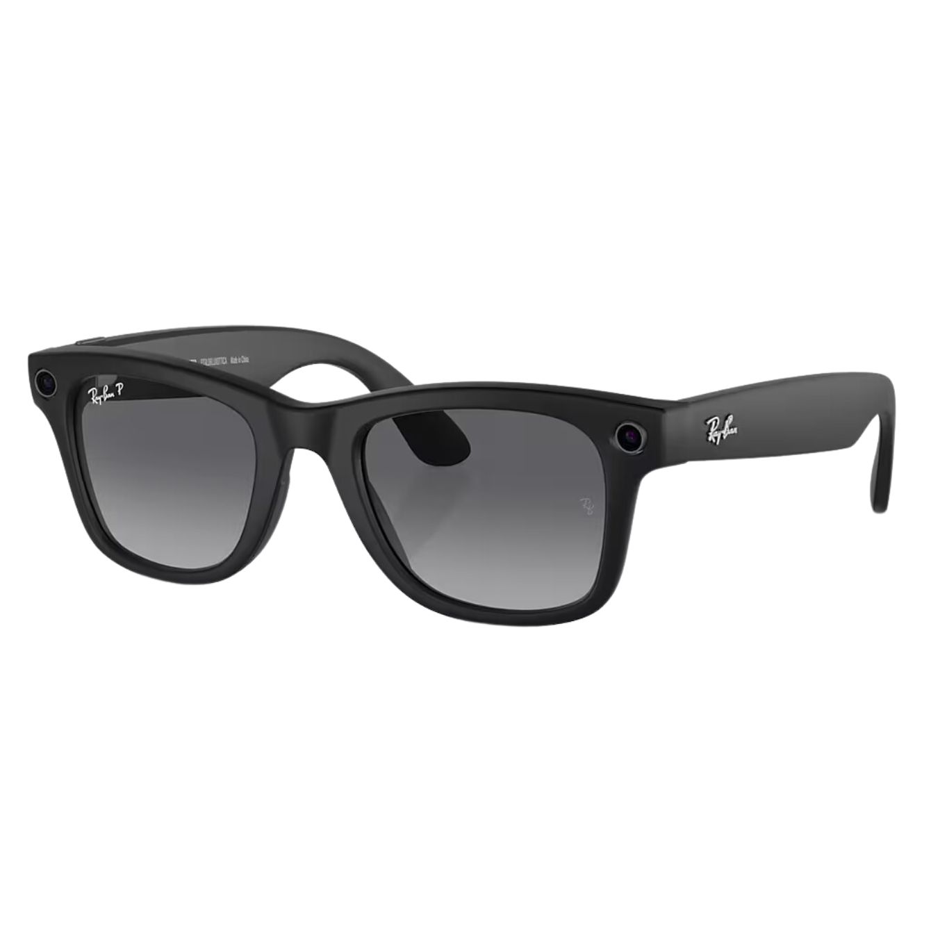 RayBan Meta Wayfarer Matte Black/Gradient Graphite Polarized