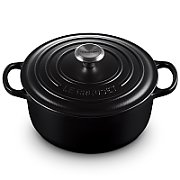 Le Creuset Signature Roaster round 24cm black Schwarz (21177240000430)