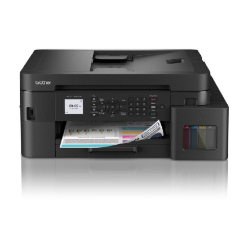 Imprimanta multifunctionala inkjet color Brother MFC-T930DW, A4, duplex, ADF, USB 2.0, Wi-Fi, 17 ppm negru, 16.5 ppm color