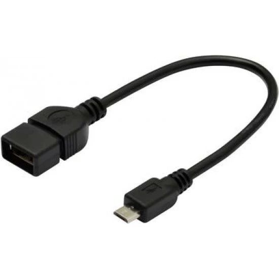 Digitus AK-300309-002-S cabluri USB USB 2.0 0,2 m USB A Negru