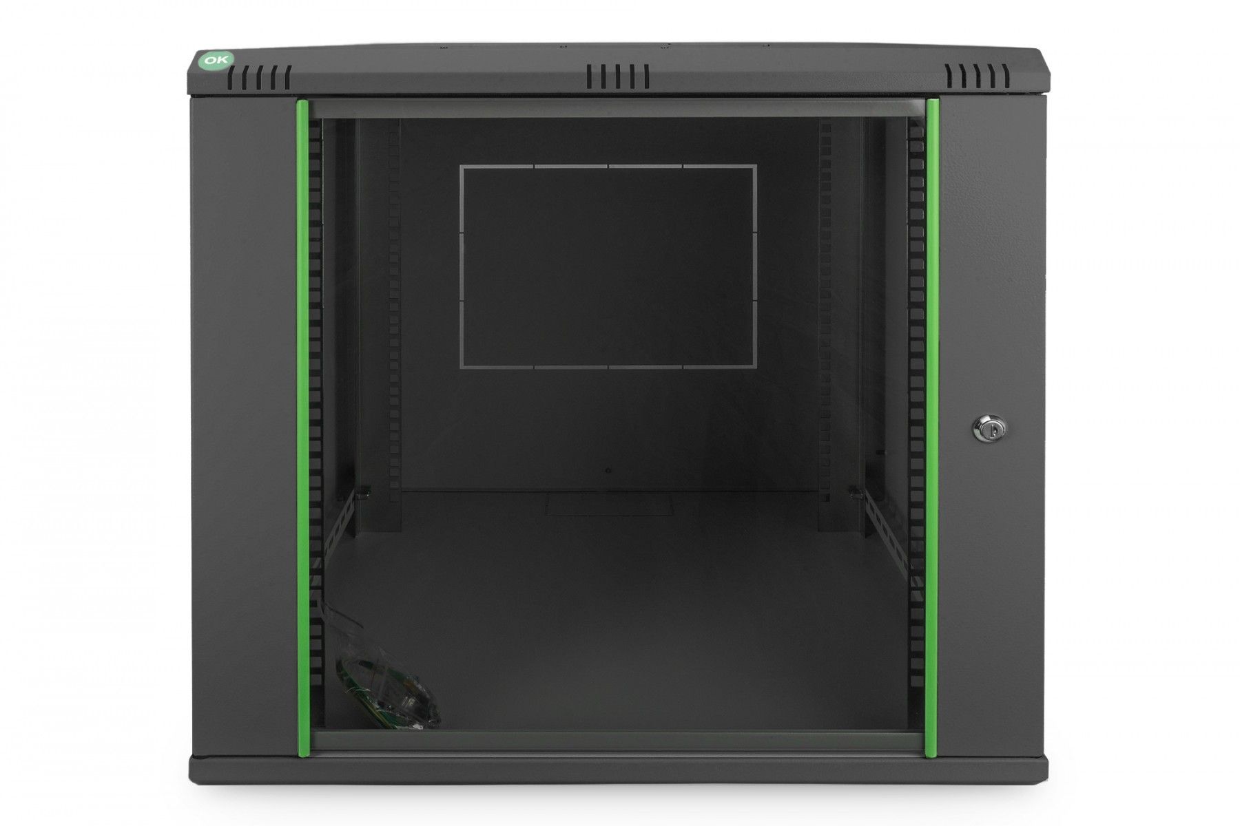 Digitus DN-19 12-U-EC-SW rack-uri 12U Raft montat pe perete Negru