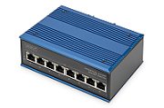 Digitus DN-651121 switch-uri Fara management L2 Gigabit Ethernet (10/100/1000) Power over Ethernet (PoE) Suport Negru, Albastru