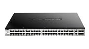 D-Link DGS-3130-54PS/E switch-uri Gestionate L3 Gigabit Ethernet (10/100/1000) Power over Ethernet (PoE) Suport Gri