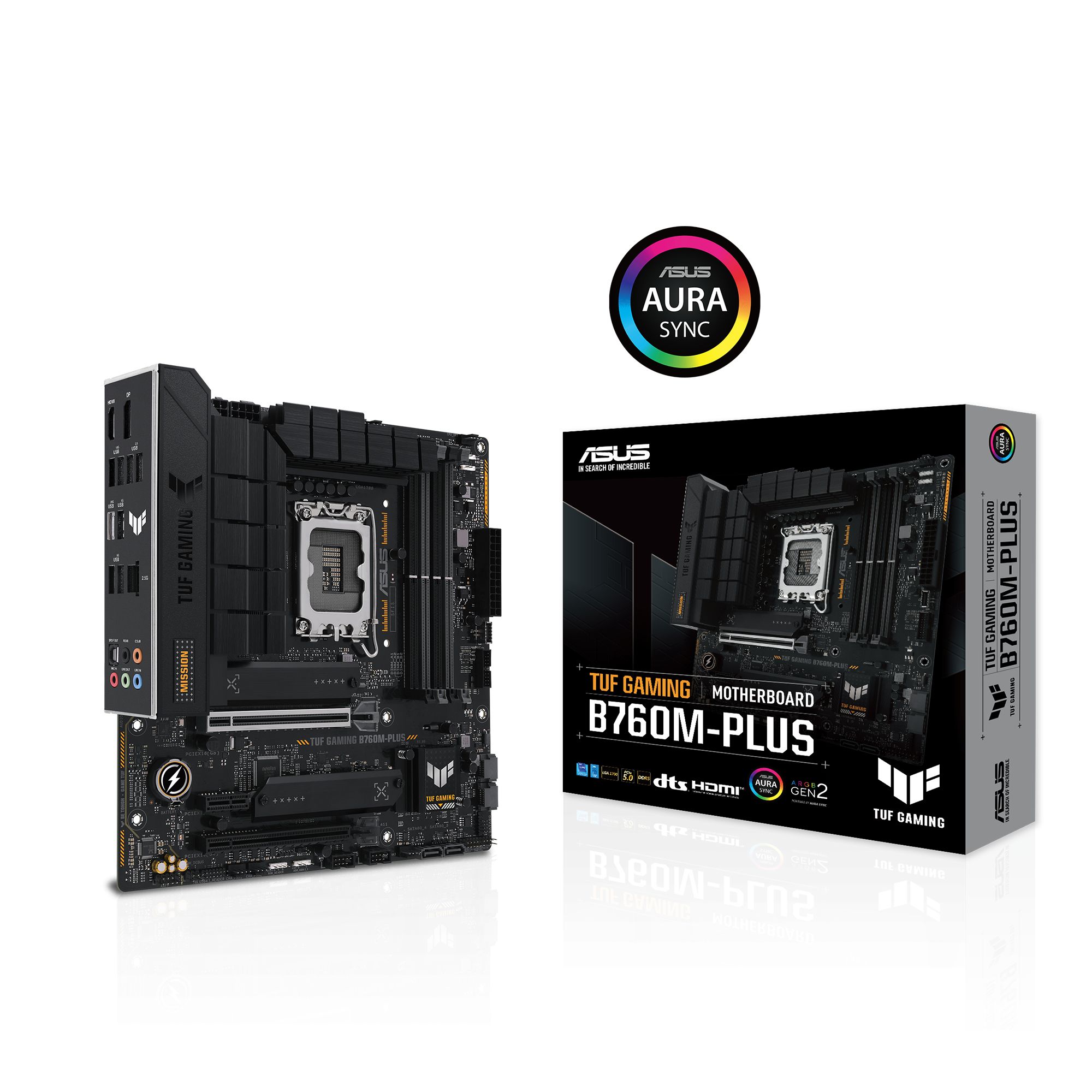 ASUS TUF GAMING B760M-PLUS Intel B760 LGA 1700 micro-ATX