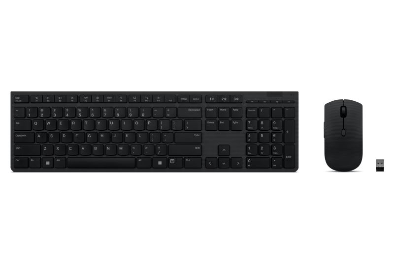 Lenovo 4X31K03931 tastaturi Mouse inclus RF Wireless + Bluetooth Engleză SUA Negru