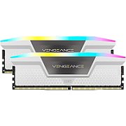 Corsair Vengeance RGB CMH64GX5M2B6000C30W module de memorie 64 Giga Bites 2 x 32 Giga Bites DDR5 6000 MHz
