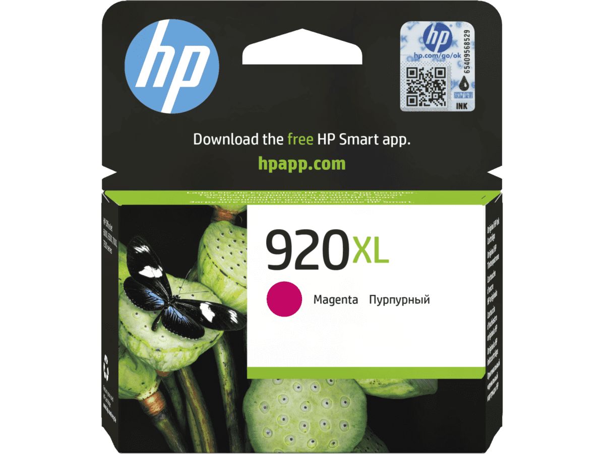HP 920XL Magenta Officejet Ink Cartridge Use in selected HP Officejet Pro printers (CD973AE)
