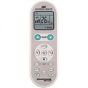 TELECOMANDA UNIVERSALA Superior, compatibila cu majoritatea modelelor de aer conditionat aflate pe piata, display luminat, bateriile (2 x AAA) nu sunt incluse, alb  SUPCU002  (timbru verde 0.18 lei)