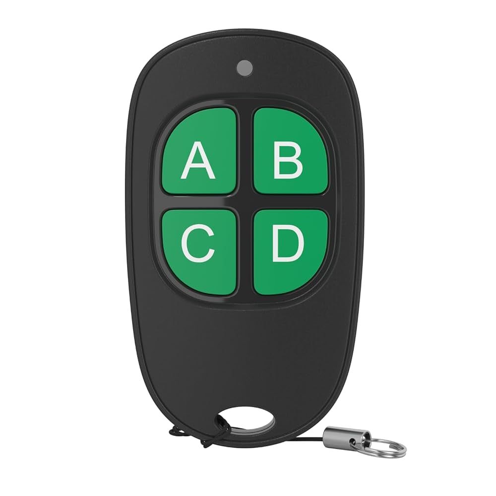 TELECOMANDA UNIVERSALA RF Superior,compatib porti si bariere cu frecv fixa 433.92 Mhz,necesita telecomanda orig ptr copiere cod, bateriile (2xCR2016) incluse, negru  SUPRF003  (timbru verde 0.08 lei)