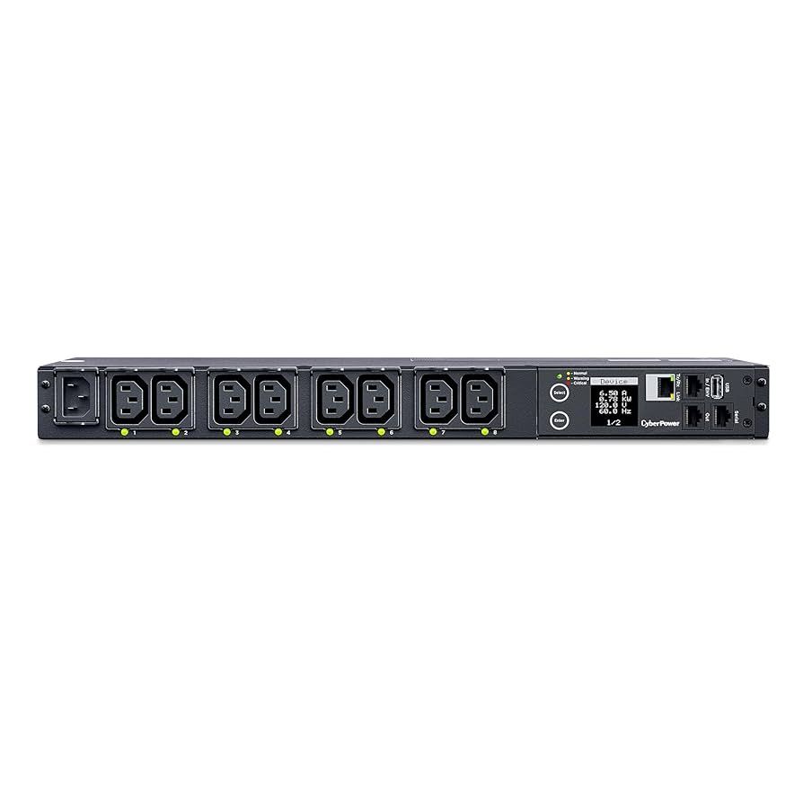 CyberPower PDU41004 unități de distribuție a energiei electrice (PDU) 8 ieșire(i) AC 1U Negru