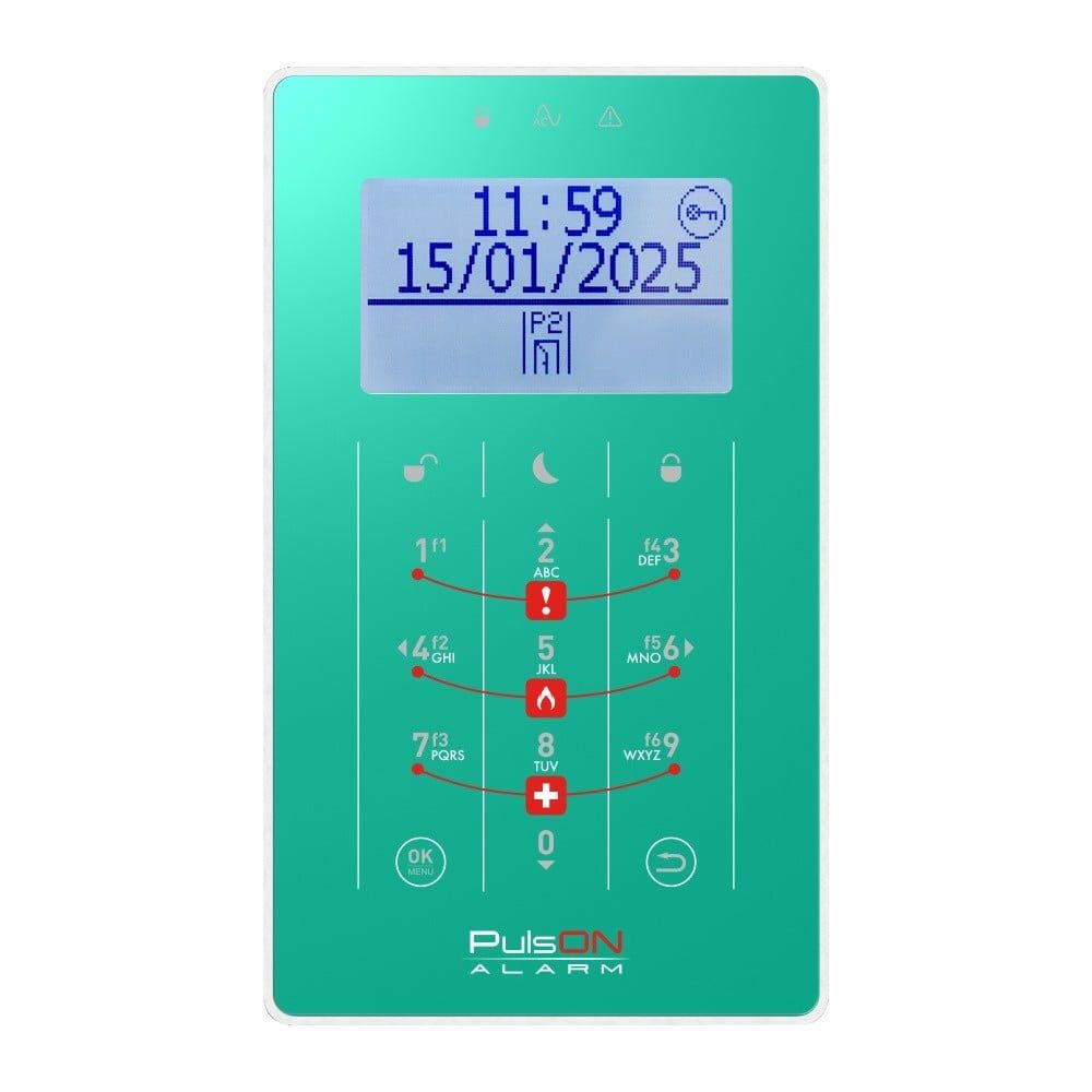 BCS PULSON FRONT LCD/S TUR Front turcoaz pentru tastatura LCD/S