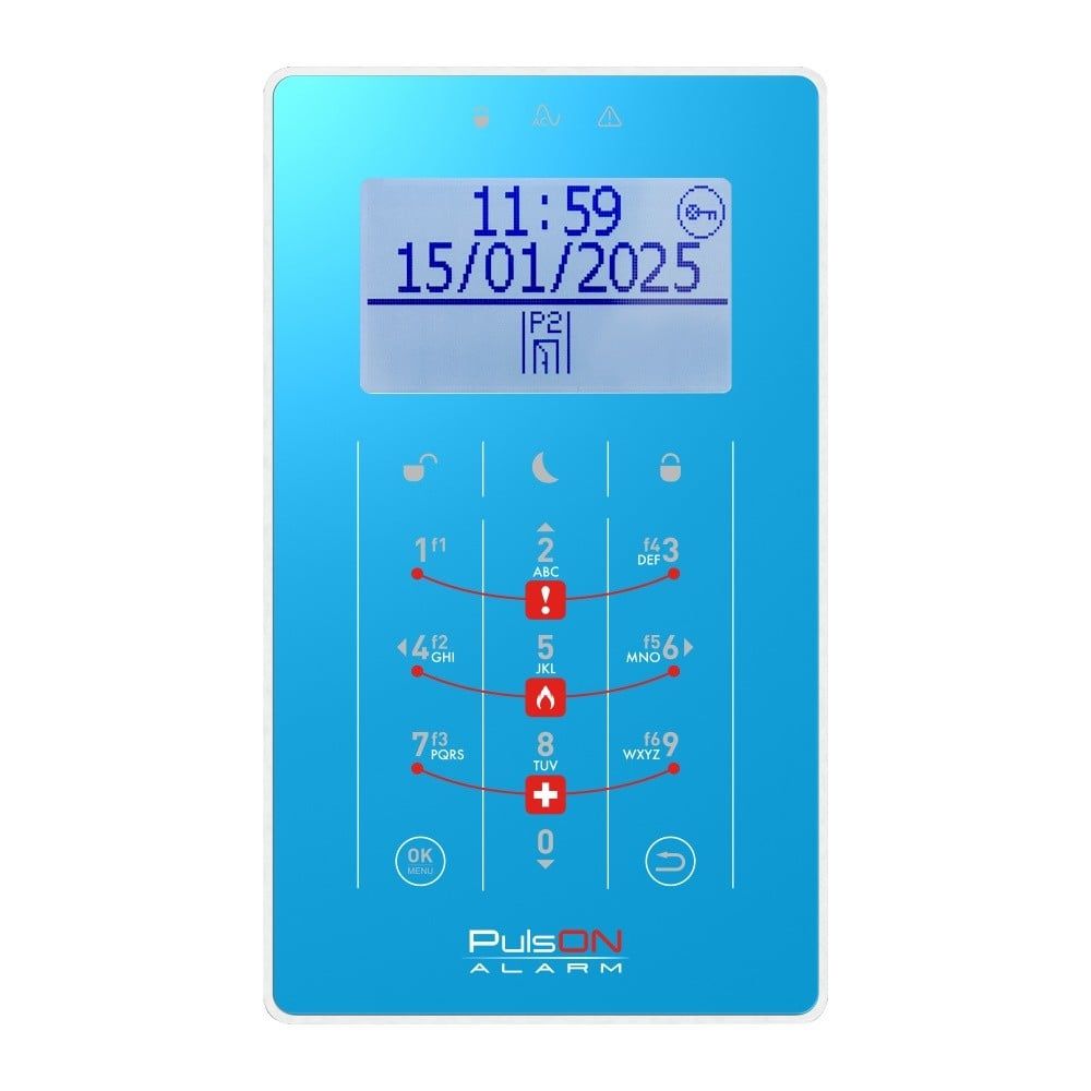 BCS PULSON FRONT LCD/S BLL Fațada albastră deschisă pentru tastatura LCD/S