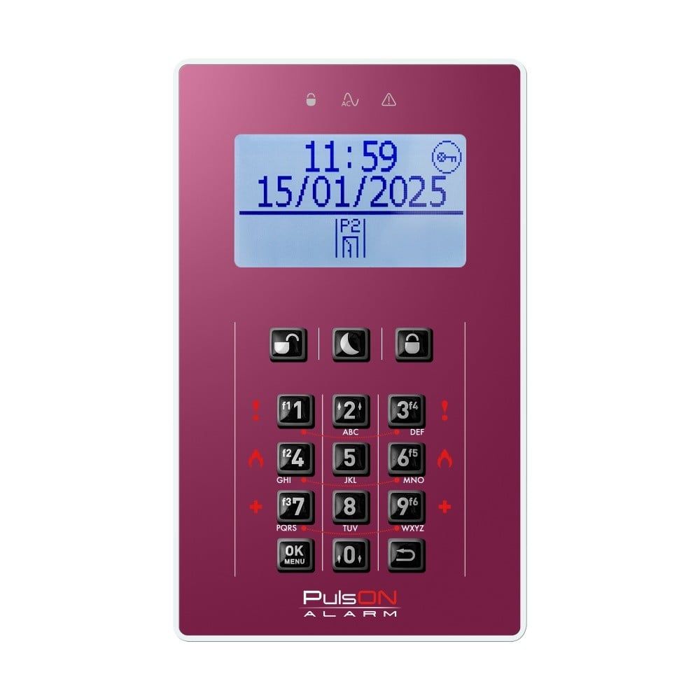 BCS PULSON FRONT LCD/C BUR Front burgund pentru tastatura LCD/C