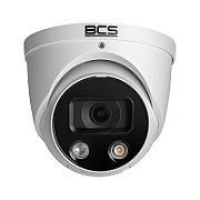 BCS BCS-L-EIP55FCR3L3-Ai1(2) Cameră dome IP 5MP cu tehnologia NightColor și carcasă IP67