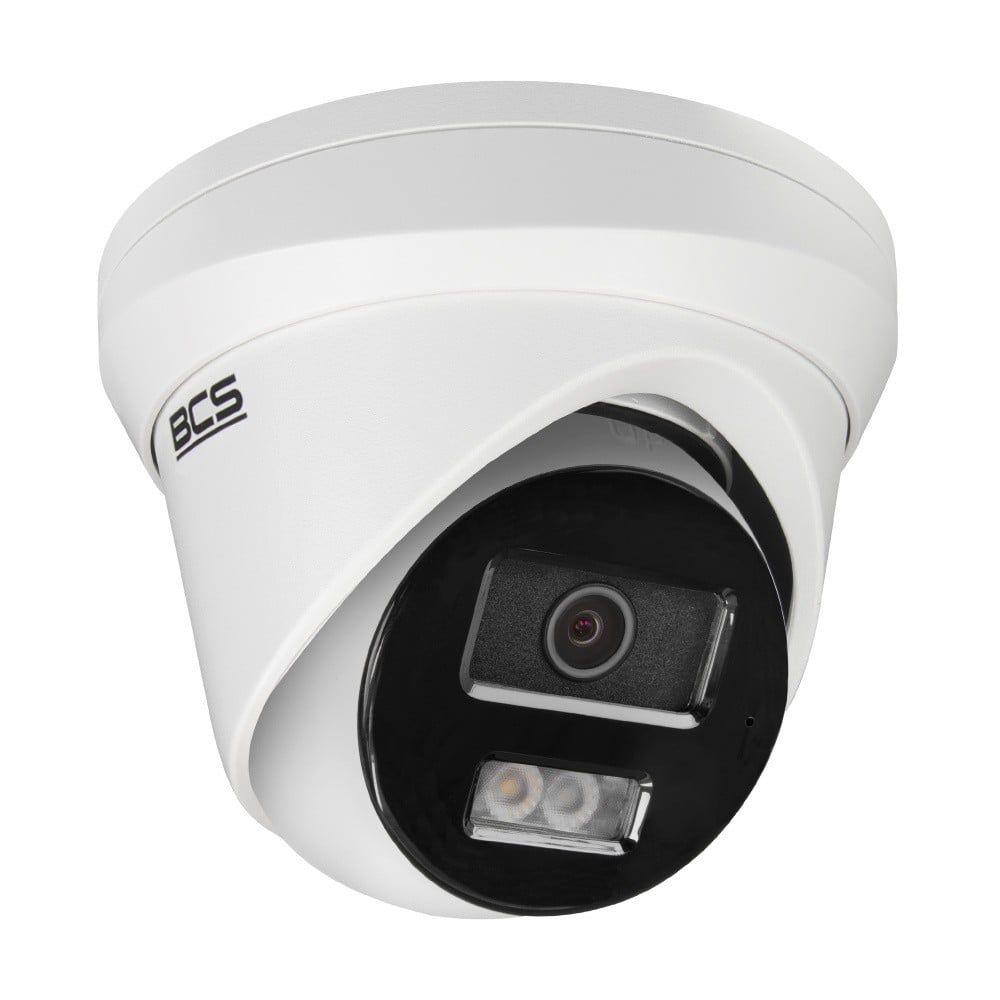 BCS BCS-V-EIP16FSR3L3(2) Cameră Dome IP 6MP cu NightColor și carcasă IP67