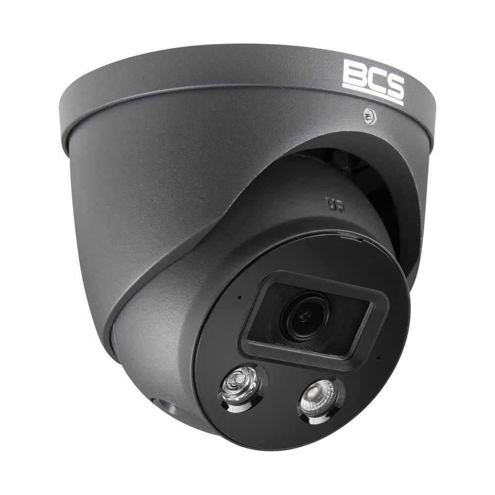 BCS BCS-L-EIP55FCR3L3-Ai1-G(3) Cameră Dome IP 5MP cu tehnologia NightColor și WDR 120dB