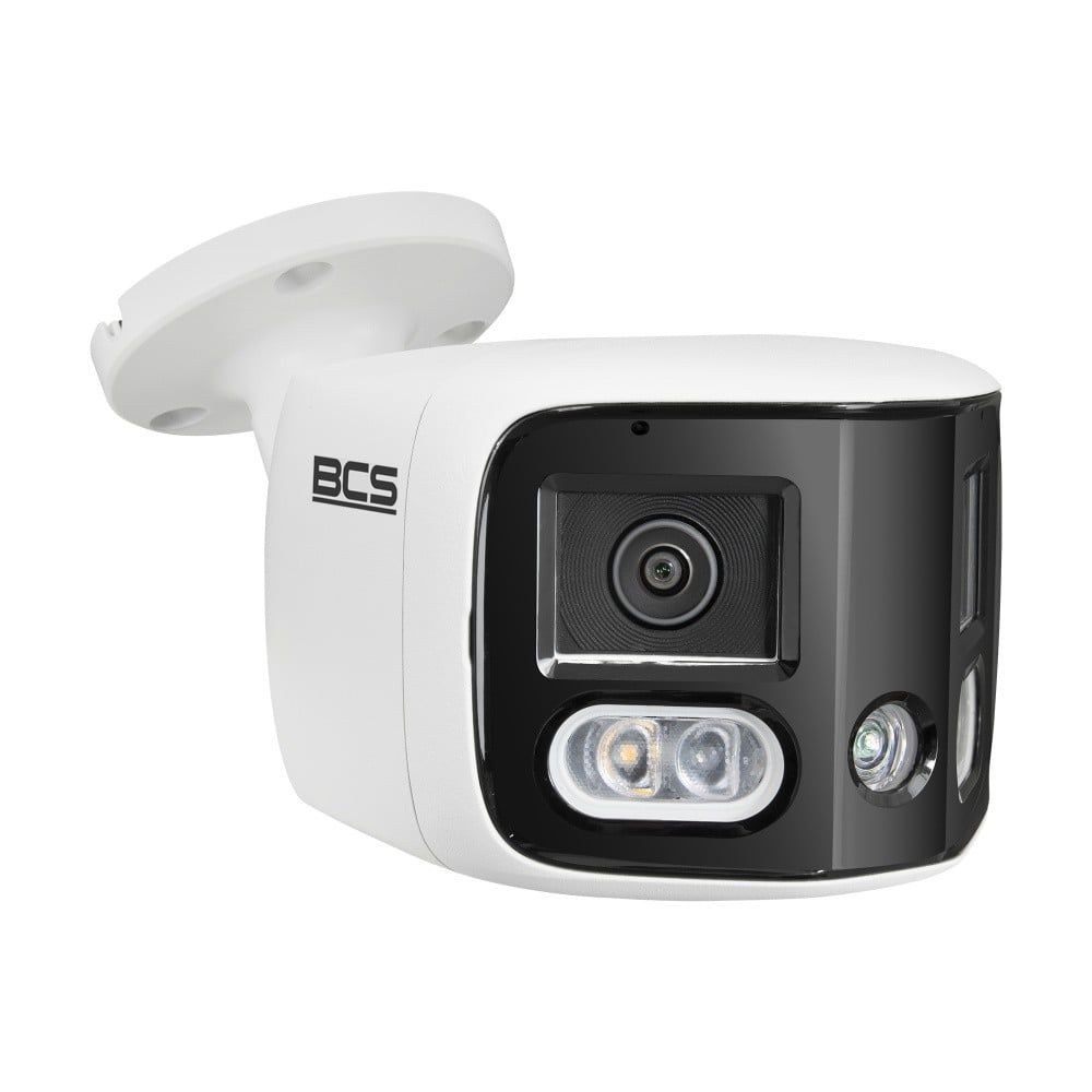 BCS BCS-L-PTIP2X4FCR2L2-Ai1 Cameră tubulară IP de 8MP cu vedere panoramică și tehnologie NightColor