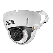 BCS BCS-L-DIP18FCR3L3-Ai1 Cameră dome IP de 8MP cu tehnologia NightColor și microfon.