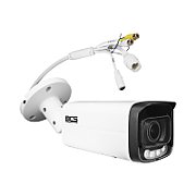 BCS BCS-L-TIP58VCR6L6-Ai1 Cameră IP tubulară de 8MP cu tehnologia NightColor și obiectiv Motozoom