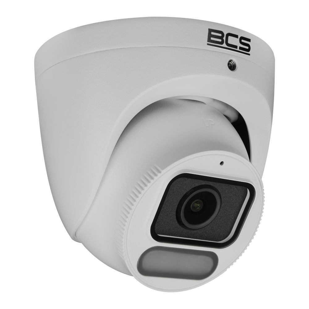 BCS BCS-P-EIP26FCL3-Ai1 Cameră Dome IP 6MP cu tehnologia NightColor și carcasă IP67
