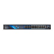 BCS BCS-B-SP2402G-1SFP Switch PoE cu 24 porturi, cu exPoE și putere de 250W