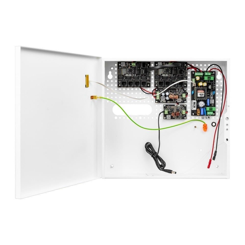 BCS BCS-UPS/IP8/E-S Set de alimentare de rezervă pentru 9 receptoare PoE într-o carcasă internă