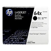 HP (CC364XD) No 64XD HP64XD HP 64XD Dual Pack Black Schwarz Cartridge (CC364XD)