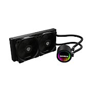 Cooler Procesor GENESIS HYDRA 240 NEGRU, dimensiune radiator 276x120x27mm, 2 ventilatoare ARGB, Viteza ventilatoare: 500-1550 RPM, Airflow ventilatoare: 80 CFM, Suport AMD: AM4/AM5, suport INTEL: LGA 1151/1156/1150/1200/1700/1851