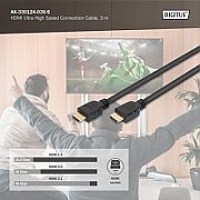 Digitus AK-330124-030-S cablu HDMI 3 m HDMI Tip A (Standard) 2 x HDMI Type A (Standard) Negru