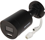 Hikvision DS-2CD2046G2H-IU(2.8mm)(eF)/BLACK Cameră de rețea Mini Bullet fixă de 4 MP alimentată de Darkfighter
