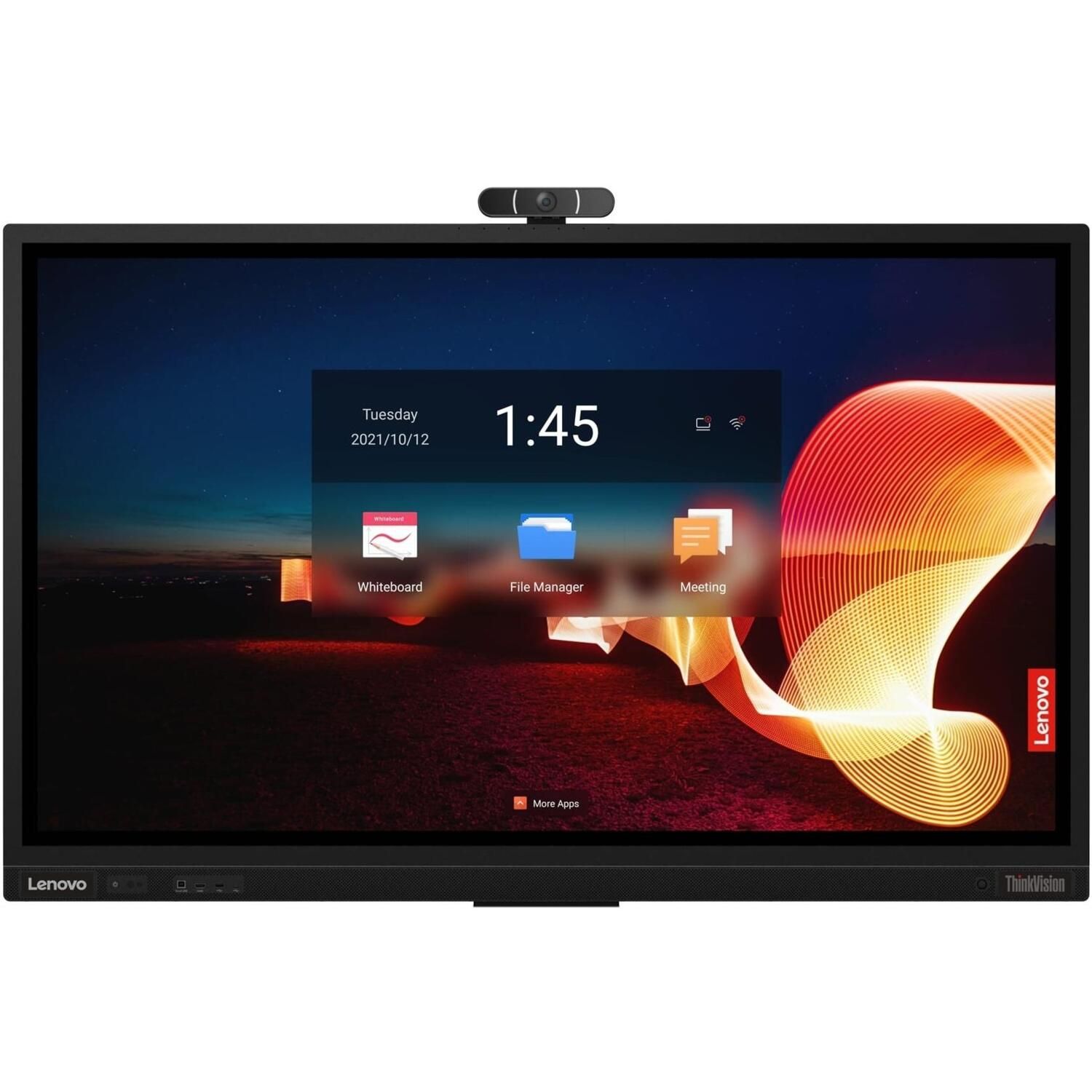 LENOVO ThinkVision iLFD T65 65inch 3840x2160 VA Touch DLED 16:9 60Hz HDR10 HDMI USB-C USB-B RJ45 VGA Android 9.0 4K camera TopSeller