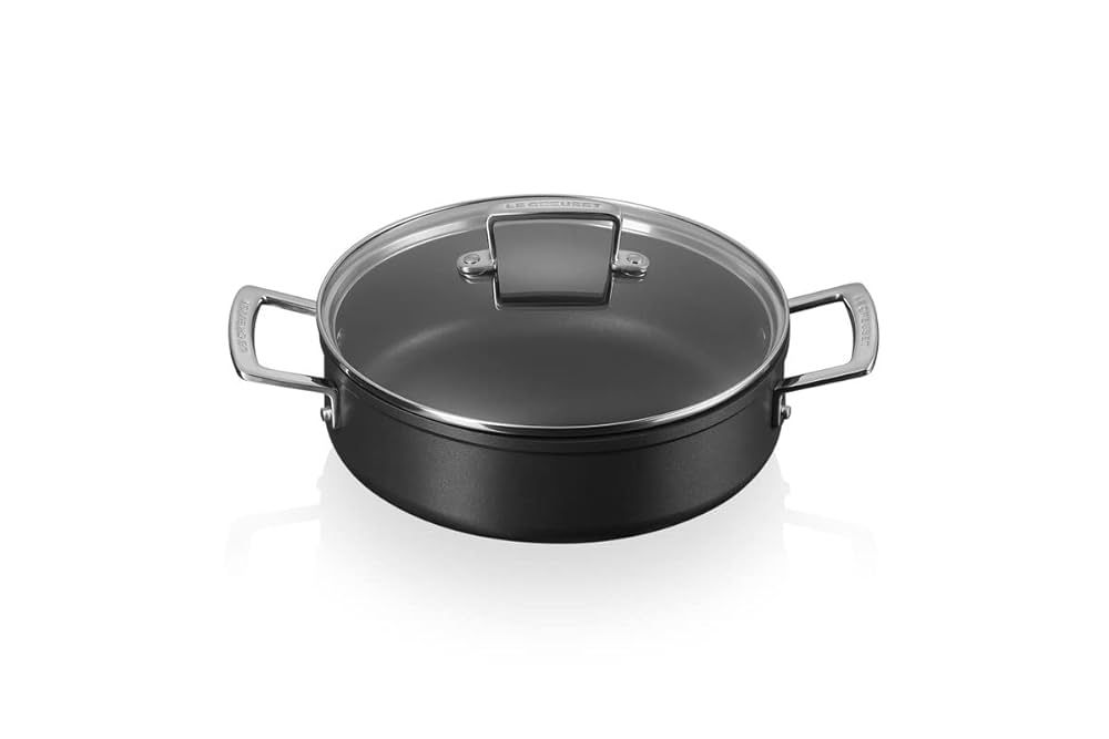 Le Creuset Toughened Non-Stick NonStick Sauteuse with Glass Lid 28cm (51113280010500)