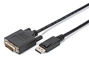 Digitus AK-990900-020-S adaptor pentru cabluri video 2 m DisplayPort DVI-D Negru