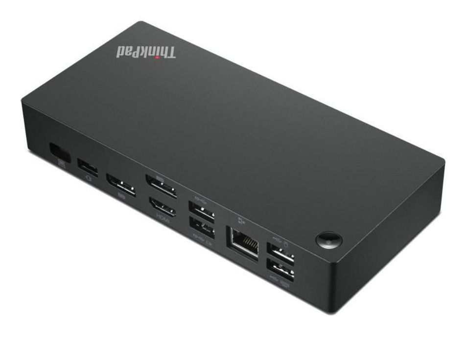 Lenovo ThinkPad Universal USB-C Prin cablu USB 3.2 Gen 1 (3.1 Gen 1) Type-C Negru