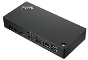 Lenovo 40AY0090IT stații de andocare și replicatoare de porturi pentru calculatoare portabile Prin cablu USB 3.2 Gen 1 (3.1 Gen 1) Type-C Negru