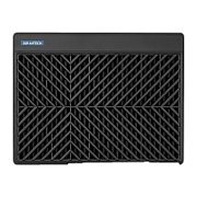 Advantech UBX-110K, SFF Box PC, USB, USB-C, RS232, BT, Ethernet, Wi-Fi, Intel Core i3, Win. 10, black, red