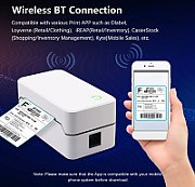 Bixolon XD5-40d, 8 dots/mm (203 dpi), display, EPL, ZPLII, USB, USB Host, RS232, Ethernet, Wi-Fi, black