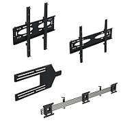 Ergonomic Solutions  Fixed wall bracket for screens from 48  to 85  (up to VESA 600x400)