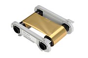Evolis colour ribbon (monochrome), gold
