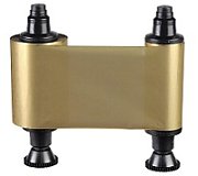Evolis colour ribbon (monochrome), gold