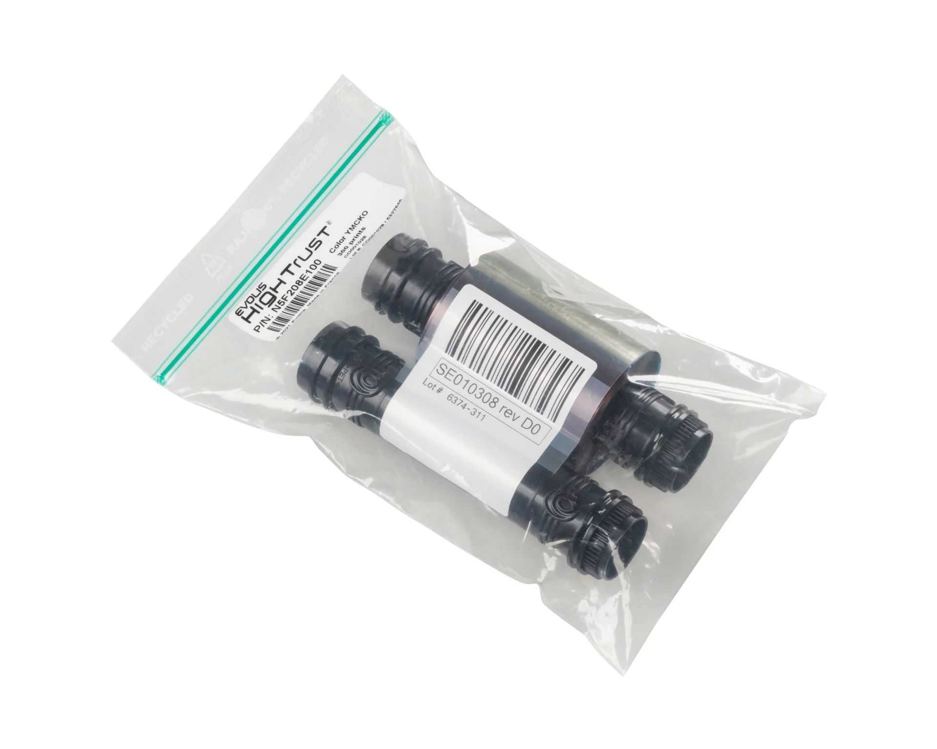 Evolis ribbon, YMCKO, Easy4pro