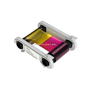 Evolis colour ribbon (half-panel, YMCKOKO)