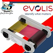 Evolis colour ribbon (YMCKO)
