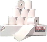 Receipt Rolls, Heipa, Normal Paper, 76 mm, 65 mm, 12.7 mm, White