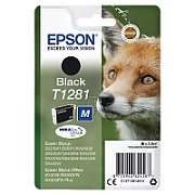 Epson Fox Singlepack Black T1281 DURABrite Ultra Ink